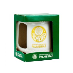 CANECA PORCELANA BRANCA 500ML PALMEIRAS MILENO