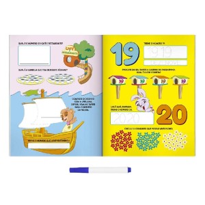  ESCOLINHA LIVRO + TAPETE PROCURE E ACHE NÚMEROS - TODOLIVRO